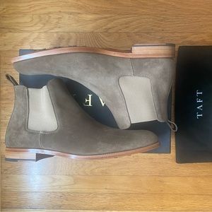 Taft Chelsea Boot - Suede Moss-  FREE SHIPPING, size 12 , EU size 45
